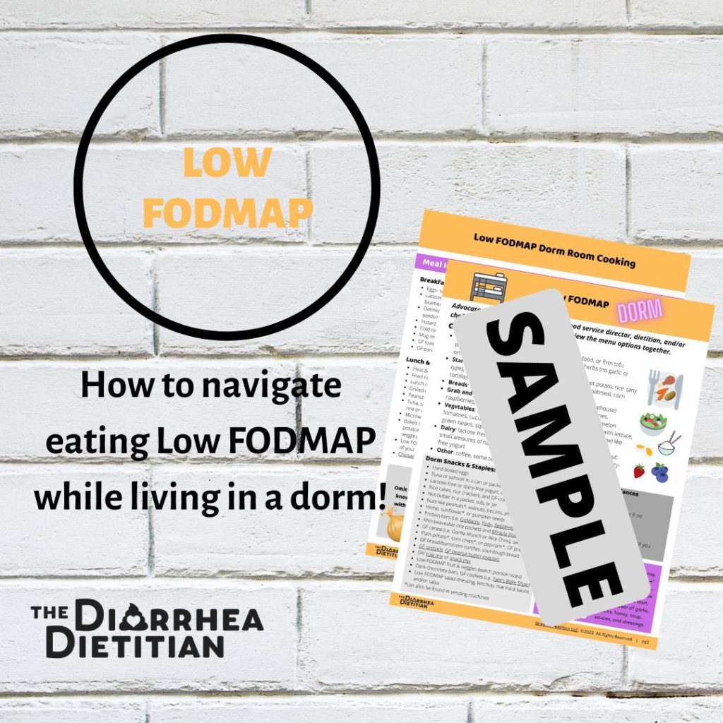 Low FODMAP Dorm