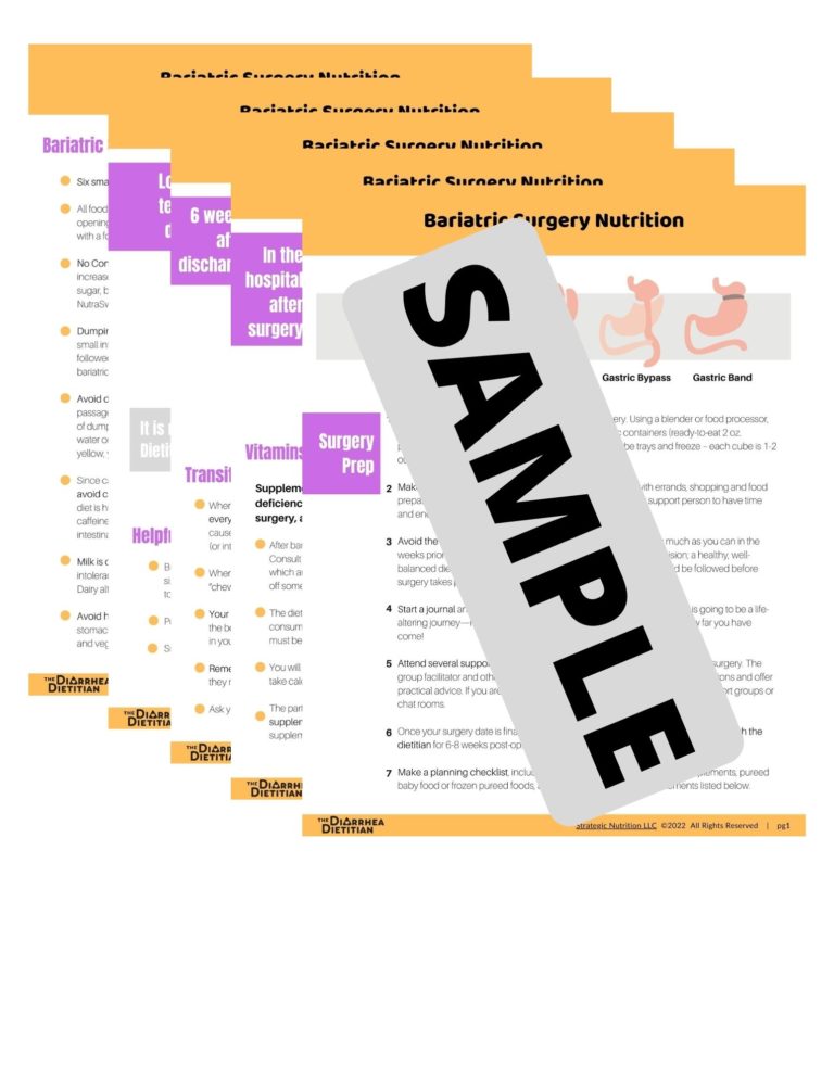 Bariatric Surgery Nutrition