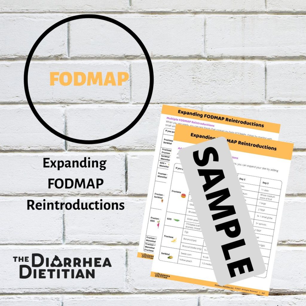 Expanding FODMAP Reintroductions