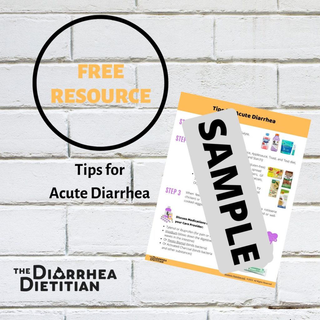 Tips for Acute Diarrhea (Free!)